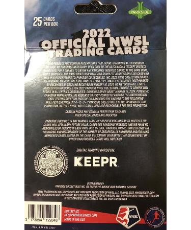 2022 NWSL Women's Soccer Trading Card Box | 25 Cards, 2 Parallels, 3 Inserts, Autographs & More! - Buy Online on SooperMarket.com