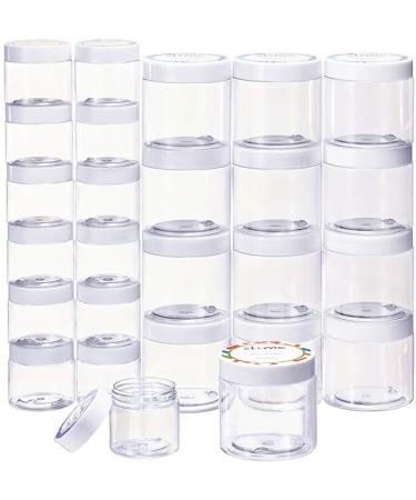 SGHUO 24 Pack Empty Slime Containers