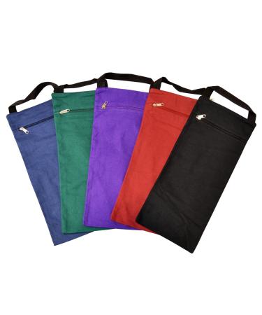 YogaAccessories Unfilled Sandbag for Yoga Weights and Resistance Training Cardinal Red
