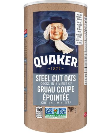 Quaker Quick Cook Steel Cut Oats 709 g (Pack of 1) Quick Cook Steel Cut Oats 709 g (Pack of 1) - Buy Online on SooperMarket.com