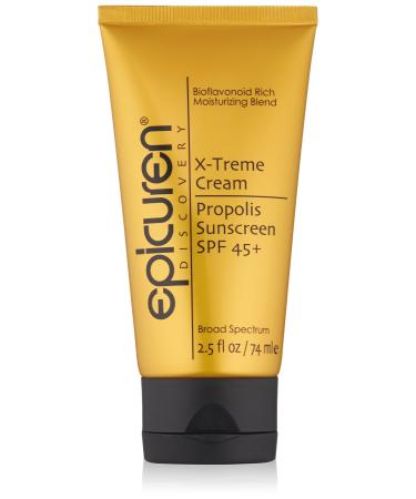 epicuren DISCOVERY X-treme Cream Propolis Sunscreen SPF 45+  Yellow  2.5 Fl Oz