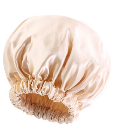 Satin Bonnet Silk Bonnet Hair Bonnet For Sleeping Satin Bonnet For Hair Bonnets For Women Silk Bonnet For Natural Hair Champagne