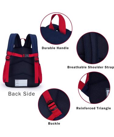 Willikiva Cute Zoo 3D Kids Backpack | Waterproof Toddler Backpack for Boys and Girls | Red Preschool Bag - Buy Online on SooperMarket.com