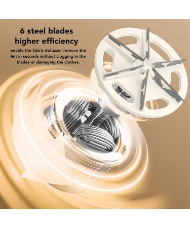 Portable Fabric Shaver - 5 Speeds 6 Blades USB Charging | High Safety & Strong Suction for Household Clothes - Buy Online on SooperMarket.com