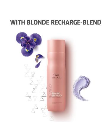 Wella Professionals Invigo Blonde Recharge Cool Blonde Shampoo - Maintain & Refresh Blonde Color, Rid Brassiness - 10.1oz - Buy Online on SooperMarket.com