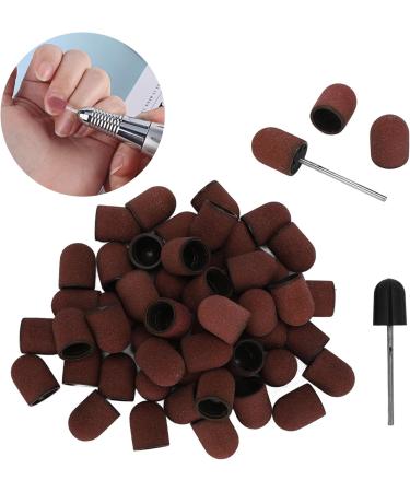 Sanding Bands for Nail Drill Sanding Bands Nail Drill Bits 120# Grit Nail Art Sanding Caps Manicure Polishing Grinding Bands Nail Drill Bits Set with Shaft Nail Sanding Heads - Buy Online on SooperMarket.com