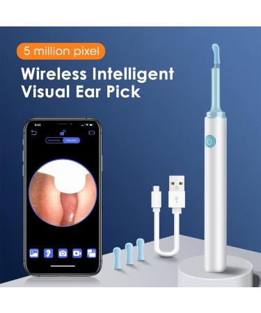 Earify Ear Wax Removal Kit with Camera and Light - Ear Wax Cleaner for Adults & Kids (White) - Buy Online on SooperMarket.com