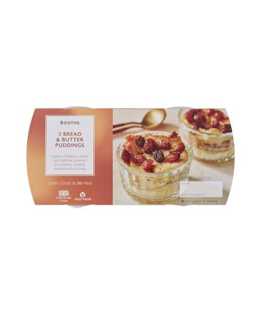 Booths Bread & Butter Pudding 2 x 125g