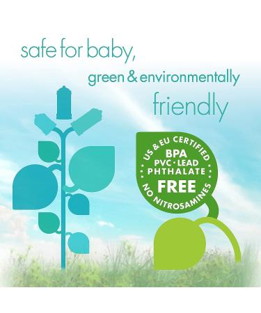 Bare Air-Free 8oz Twin + 2 Nipples by Bittylab | Perfe-Latch & Easy-Latch | Reduces Reflux, Colic, Gas, Fuss | For Breastfed & Bottle-Fed Babies | Easy Instructions - Buy Online on SooperMarket.com