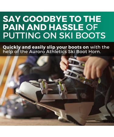 Premium Ski Shoe Puller | Ultimate Boot Horn for Skiing & Snowboarding | Alleviates Foot Pain & Eases Boot Insertion for All Ski Boots - Buy Online on SooperMarket.com