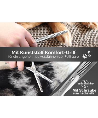Dog Hair Scissors | Fur & Thinning Scissors | Grooming Deluxe - International Shipping Available - Buy Online on SooperMarket.com