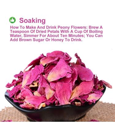 Plant Gift 100% Natural Herbaceous Peony Tea 30g Pink Peony Bud Flower Tea Healthy Dried Flowers for Soap Making Supplies Also for All Kinds of Flower Crafts - Buy Online on SooperMarket.com