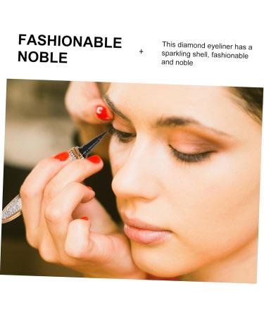 HAPINARY 3pcs Self Adhesive Mascara Liquid Eyeliner Eyeshadow Pencil Liquid Makeup Eyeliners Plastic Golden - Buy Online on SooperMarket.com