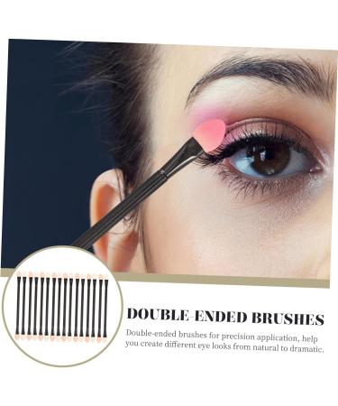 FOYTOKI 30pcs Disposable Eye Shadow Stick Dual Ended Makeup Brush Eyeshadow Application Make up Kit Plastic - Buy Online on SooperMarket.com