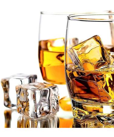 DomeStar Clear Fake Ice Cubes 20 PCS - Acrylic Plastic Ice Rocks for Home Decoration, Wedding Centerpieces, Vase Fillers - Buy Online on SooperMarket.com