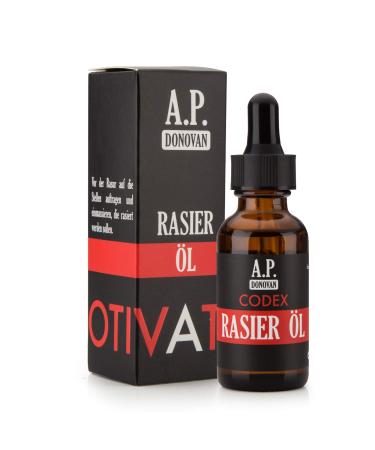 A.P.Donovan - shaving oil for men |Sustainable shave |Excellent for shaving the beard contoursSandalwood fragrance |Codex beard care series