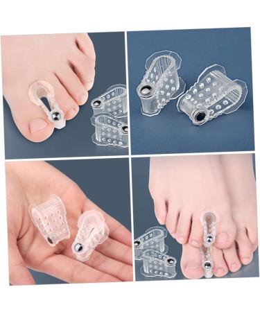 4 Pairs Magnetic Splitter Hammer Straightener Pedicure Tools for Women - Bunion Pads & Transparent Splints - Buy Online on SooperMarket.com