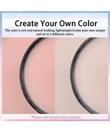 Lofuanna Dip Powder Nail Starter Kit - 2 Colors DIY French Manicure Set for Beginners - Pink Set - Buy Online on SooperMarket.com