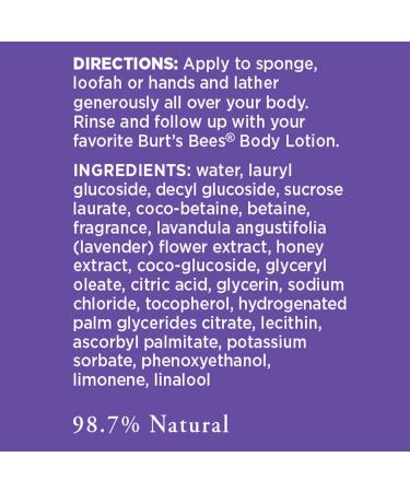 Burt's Bees Body Wash - Rosemary Lemon Lavender & Honey 12 Fl Oz - Buy Online on SooperMarket.com