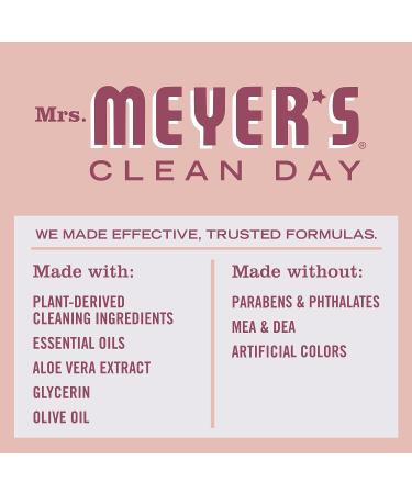 Mrs. Meyer's Rose Hand Soap with Essential Oils - Biodegradable Formula - 12.5 fl. oz - Buy Online on SooperMarket.com