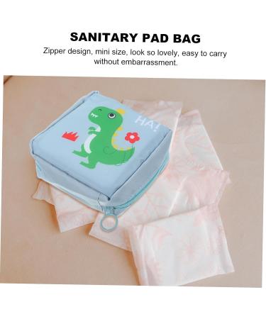 KALLORY Period Pad Pouch 2pcs | Aunt's Towel Storage Bag | Girly Decor Travel Wallet | Menstrual Pad Bag - Buy Online on SooperMarket.com
