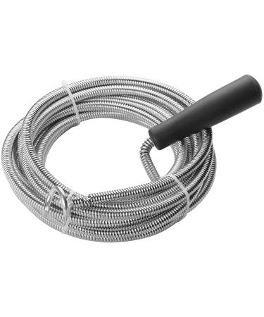 ebuyerfix wokin Drain Unblocked Cleaner Flexible Spring Wire Sink & Drain Cleaner Baths Drains & Dishwashers Unblocked Toilet Pipe Heavy Duty (5 Meter)