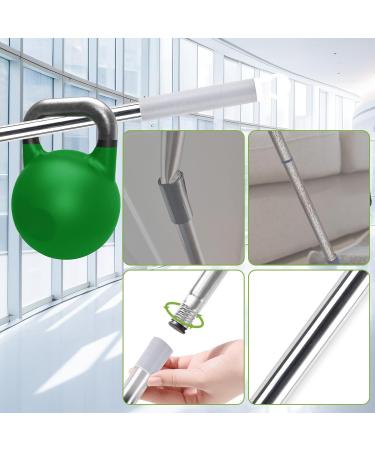 4-In-1 Window Cleaning Kit | 360 Rotation, Telescopic Pole, 4 Window Wipes & Duster | Indoor & Outdoor Use - Buy Online on SooperMarket.com