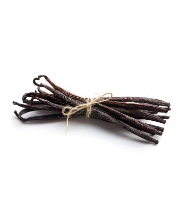Vanilla Beans - Grade B Pods for Baking, Brewing, Cooking - (Tahitian) 10 Count - Buy Online on SooperMarket.com