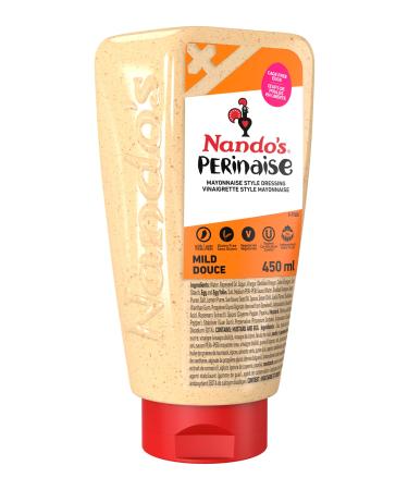 Nando's Original PERinaise Mild Flavoured Mayo Perfect for Spreads Dressings & Dips Gluten Free Mayonnaise Vegetarian Keto Friendly 450ml