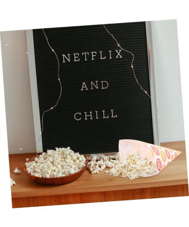 Didiseaon 200 Pcs Popcorn Bag Clear Goody Bag Kids Cone Bags Piping Bags Kids Snack Bag Halloween Treat Bags for Candy Mini Popcorn Boxes Halloween Cone Bags Child Waffles Paper Glass - Buy Online on SooperMarket.com
