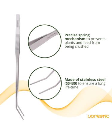 VORESTIC Aquarium Tools Extra Long Tweezers Set 48cm Reptile Feeding Tongs - Buy Online on SooperMarket.com