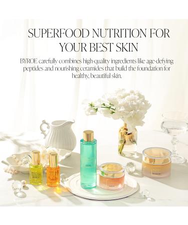 Byroe Mojito Lip Mask - Nourishing Vegan Lip Treatment with Natural AHAs Hyaluronic Acid & Jojoba Oil | Exfoliates Hydrates & Plumps Lips | 0.17 FL OZ - Buy Online on SooperMarket.com