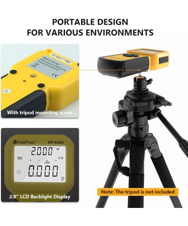 Holdpeak 826A Digital Wind Speed & Temperature Meter | Data Logger | International Shipping Available - Buy Online on SooperMarket.com