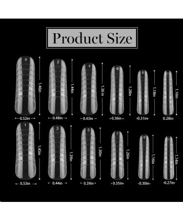Beetles Poly Extension Gel Dual Nail Form - 120 Pcs Builder Nail Gel Molds for Coffin & Stiletto Nails - DIY Nail Art Salon Quality - Buy Online on SooperMarket.com