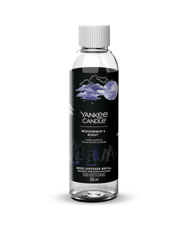 Yankee Candle Signature Reed Diffuser Refill | Midsummer's Night | 200ml | Up to 20 weeks of Fragrance | Perfect Gifts for Women Midsummers Night 200 ml