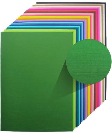 60 Sheets Colorful Card Stock 250gsm - Textured Multicolor Cardstock for Card Making, Scrapbooking & Crafts - Buy Online on SooperMarket.com