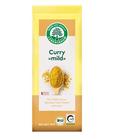 Lebensbaum Curry Mild organic spice for curries vegetables tofu and meat slightly spicy mild taste 50 g 50 g (1 pack)