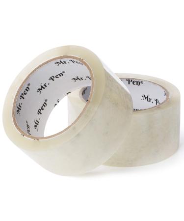 Mr. Pen- Packing Tape, 2Pack, 2in Wide, 60 Yards, 1.9mil, No Smell, Shipping Tape, Packaging Tape, Packing Tape Rolls, Clear Packing Tape, Moving Tape, Box Tape, Mailing Tape, Packing Tape Refill