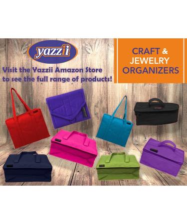 Yazzii 4 Pocket Crafter's Organizer Tote - Arts & Crafts Storage Bag (Purple) - Buy Online on SooperMarket.com