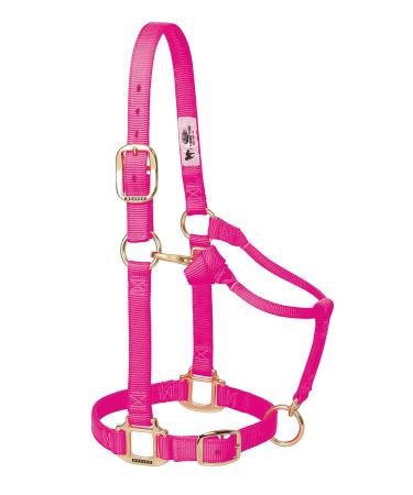 Weaver Leather Original Adjustable Nylon Horse Halter Average Horse Diva Pink