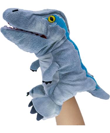 Lilizzhoumax Velociraptor Hand Puppet Plush Toy - Interactive Dinosaur Stuffed Animal for Kids - Educational Role-Playing and Home Decor - Buy Online on SooperMarket.com