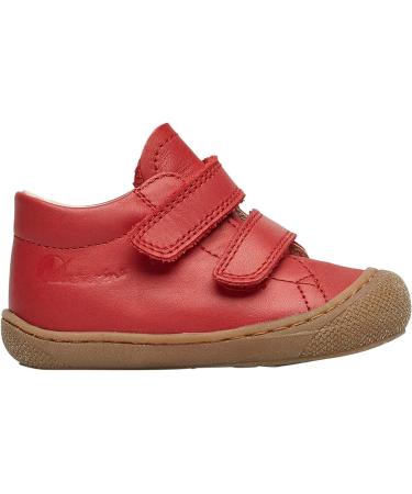 Naturino Cocoon VL Leather First Steps Shoes - 4 UK Child - Pomegranate - Buy Online on SooperMarket.com
