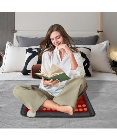 Far Infrared Heating Pad for Back - 23.5 x 16 with Jade & Tourmaline | Adjustable Temperature Soothing Pain Relief - Buy Online on SooperMarket.com