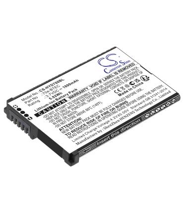 Battery Replacement for Captuvo SL42 Sled Dolphin 75e Healthcare Sled Dolphin 60s Dolphin 70e 70e-BTEC BAT-EXTENDED-01 60S-Batt-1