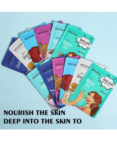 Sheet Mask Nourishing Moisturising Hyaluronic Acid Mask Skincare Korea Cosmetics Mask Ingredients For all skin types (Bamboo charcoal) - Buy Online on SooperMarket.com