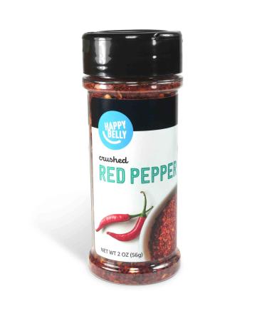 Amazon Brand - Happy Belly Red Pepper, Crushed, 2 Ounces