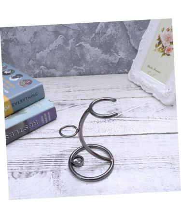 Angoily Manual Razor Stand for Men - Stylish Shaving Brush Holder & Razor Rack Hanger | Ideal for Shaving Set & Accessories | International Shipping Available - Buy Online on SooperMarket.com
