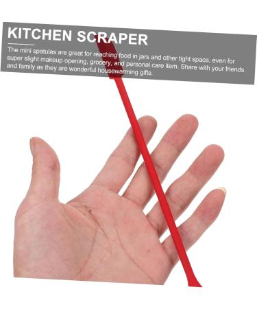 Plafope 12th Scraper for Cosmetic Bottles - Long Handle Silicone Spatula & Mini Scraper - Perfect Household Tool for Jam & Product Essentials - Buy Online on SooperMarket.com