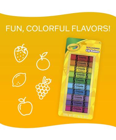 Taste Beauty Crayola Fruit-Flavored Lip Balm Bulk Pack - 10 Pack - Buy Online on SooperMarket.com
