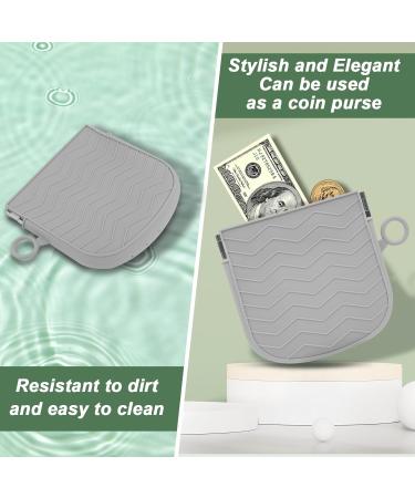 Silicone Retainer Case - Portable Orthodontic Box for Braces Aligners & Mouth Guards - Slim Design with Vent Holes - Ideal for Travel - Grey - Buy Online on SooperMarket.com